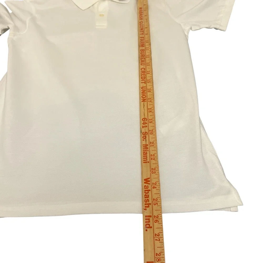 The Childrens Place Kids Boys XL 14 White Uniform Short Sleeve Polo Shirt NWT‎